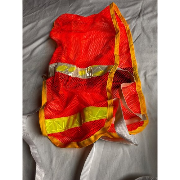 High Visibility Biking Vest | Adjustable Orange Hi Vis - Picture 2 of 4